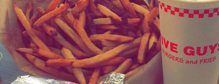 Five Guys is one of The 15 Best Places for French Fries in Houston.