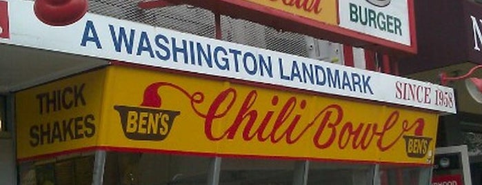 Ben's Chili Bowl is one of The Best Restaurants in the Metro DC Area.