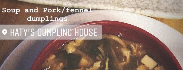 Katy's Dumpling House is one of To-do eat.