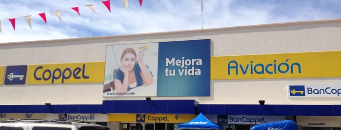 Coppel is one of lugares frecuentes.