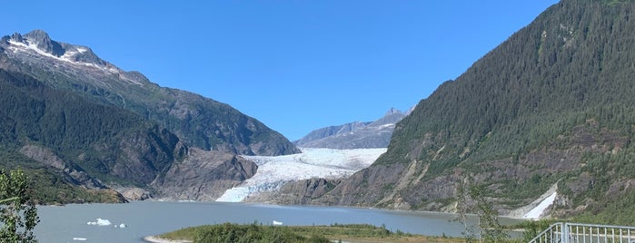 Mendenhall Glacier Visitor Center is one of Alaska cruise ports.