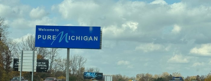 Michigan / Ohio State Line is one of Places I Love Part Two  ❤❤.