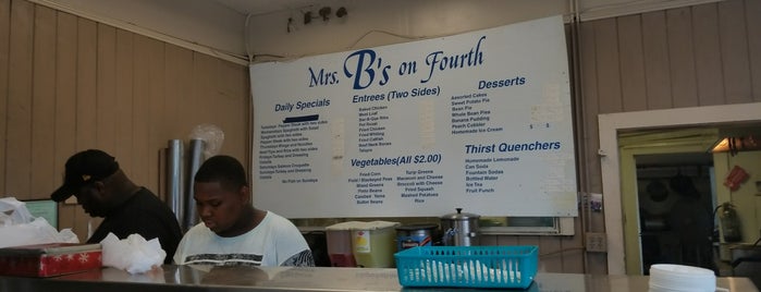 Mrs. B's On Fourth is one of Soul/southern.