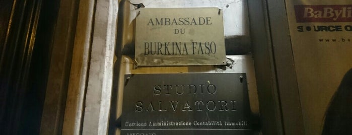 Ambasciata Burkina Faso is one of Ambasciate di Roma.