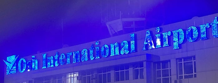 Osh International Airport (OSS) is one of JRA'nın Kaydettiği Mekanlar.