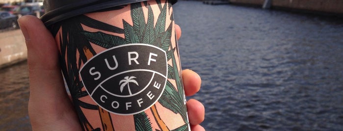 Surf Coffee is one of Еда и напитки Спб.