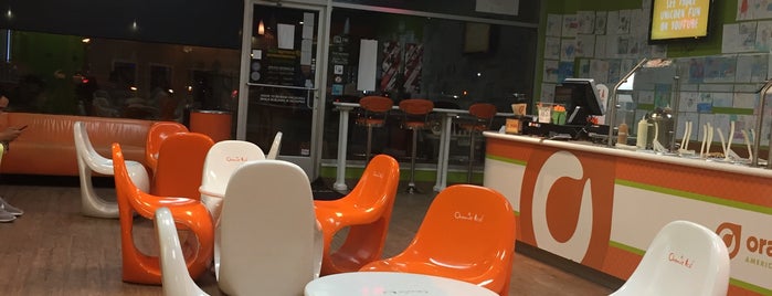 Orange Leaf Frozen Yogurt is one of The 15 Best Places for Cake in Omaha.
