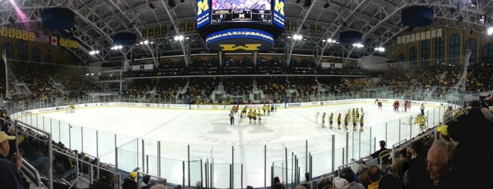 Yost Ice Arena is one of UMich Bucket List.