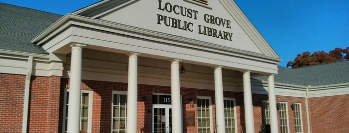 Locust Grove Public Library is one of Places.