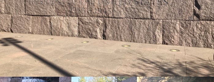 Franklin Delano Roosevelt Memorial is one of สถานที่ที่ Dave ถูกใจ.