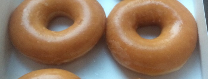 Krispy Kreme Doughnuts is one of Joe's Favorite Eating Spots.