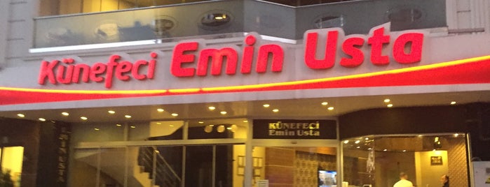 Künefeci Emin Usta is one of Melis'in yemek önerileri.