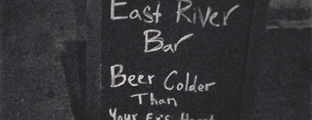 East River Bar is one of My New York.