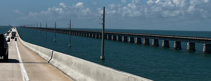 Seven Mile Bridge is one of The Florida Keys.