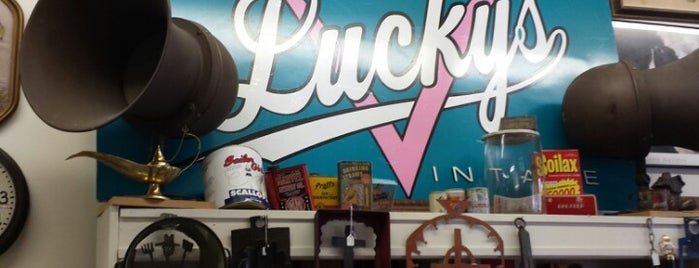 Lucky's Vintage is one of thrift & antique for Kev.