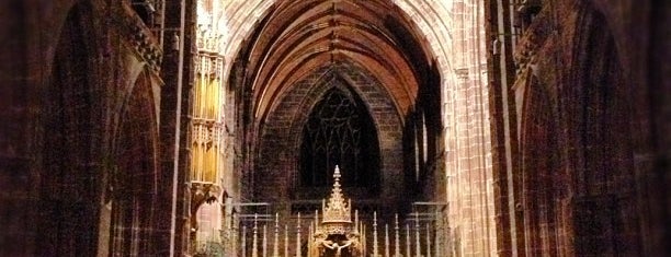 Chester Cathedral is one of Lieux qui ont plu à Carl.