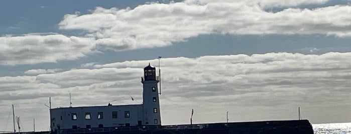 Scarborough Lighthouse is one of England.