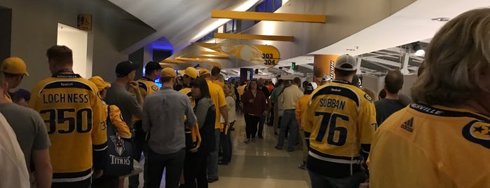 Bridgestone Arena is one of Grier’s Liked Places.