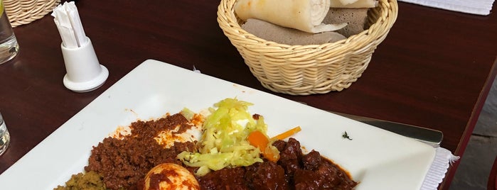 Asmara is one of African restaurants in Nairobi.