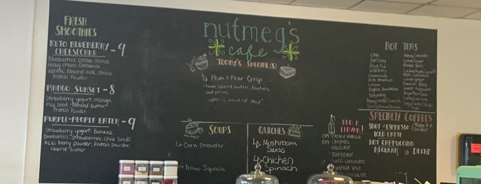 Nutmeg Cafe is one of Locais curtidos por mel.