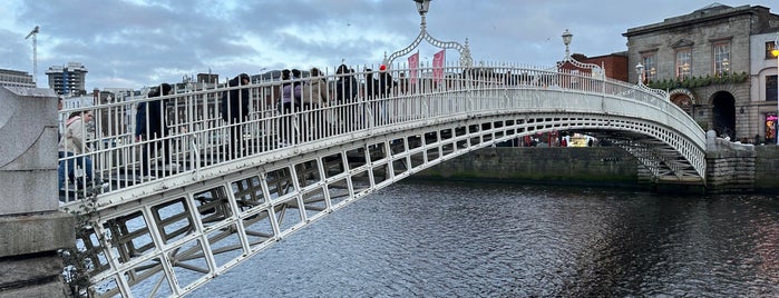 The Ha'penny (Liffey) Bridge is one of Ireland 2015.