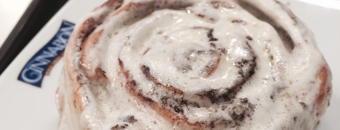 Cinnabon is one of Faves.