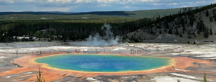 Grand Prismatic Spring Overlook is one of Yellowstone.