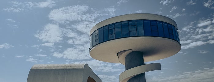 Oscar Niemeyer International Cultural Centre is one of Asturias.