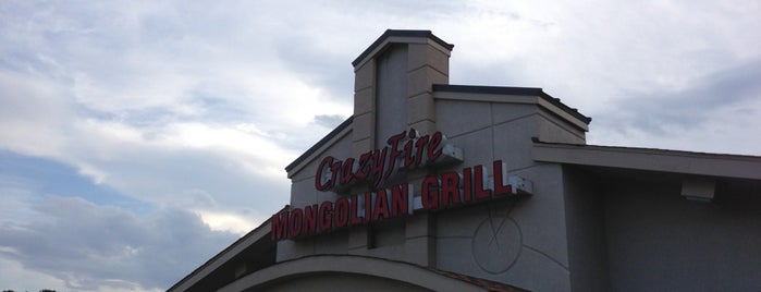 CrazyFire Mongolian Grill is one of Restraunts Out of Town to Try.