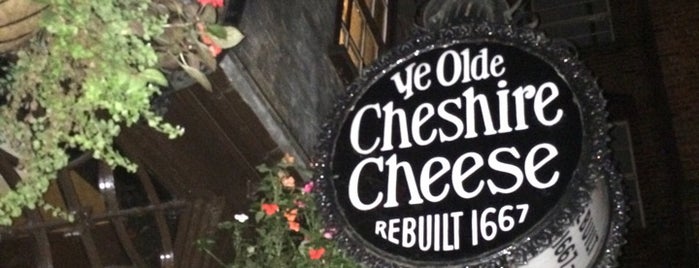 Ye Olde Cheshire Cheese is one of london.