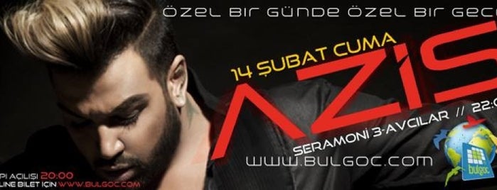 Bulgoc // Azis 14 Şubat Sevgililer Günü Konseri @Seramoni is one of Orte, die Şahin gefallen.