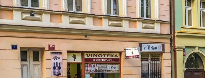 Vinotéka U Grébovky is one of Lugares favoritos de Emily.