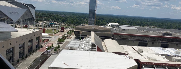 Omni Atlanta Hotel at CNN Center is one of Tempat yang Disukai Ross.