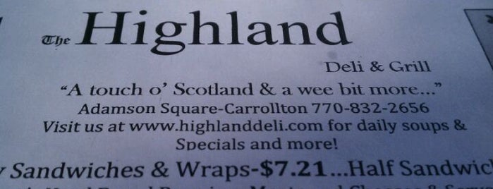 Highland Deli & Grill is one of Posti che sono piaciuti a Chester.