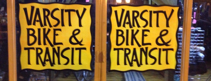 Varsity Bike&Transit is one of Shops.