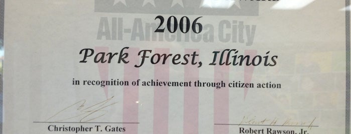 Park Forest Village Hall is one of Early Voting Cook County Suburbs.