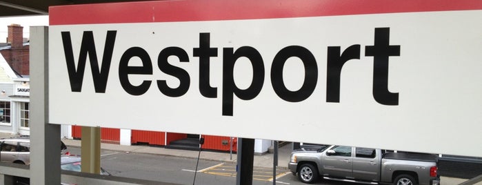Metro North - Westport Train Station is one of Tempat yang Disukai Jake.