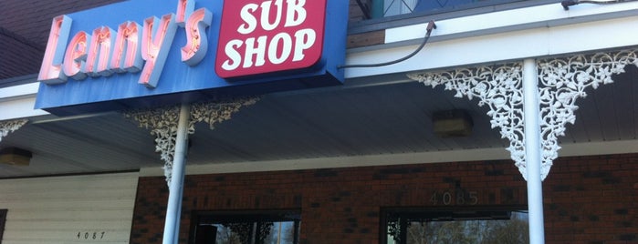 Lenny's Sub Shop is one of Tempat yang Disukai Raquel.