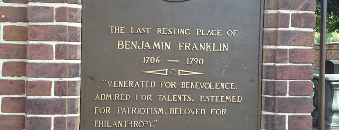 Benjamin Franklin's Grave is one of Penn State.