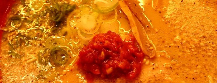 とんこつらぁ麺 CHABUTON is one of Lugares favoritos de Shigeo.