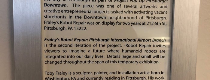 Fraley's Robot Repair - The Pittsburgh International Airport Branch is one of Posti che sono piaciuti a The Hair Product influencer.