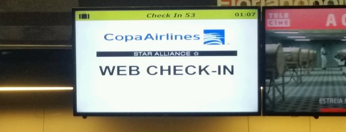 Check-in Copa Airlines is one of Aeroporto de Brasília.