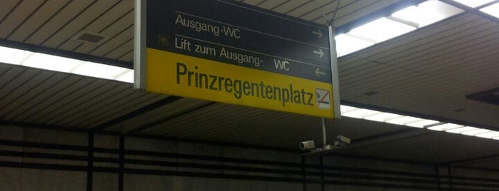 U Prinzregentenplatz is one of U-Bahnhöfe München.