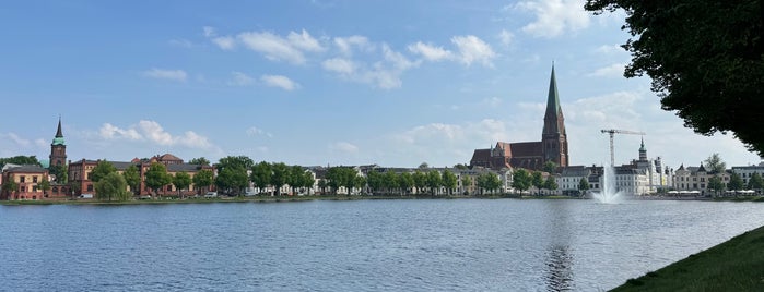 Pfaffenteich is one of Schwerin.
