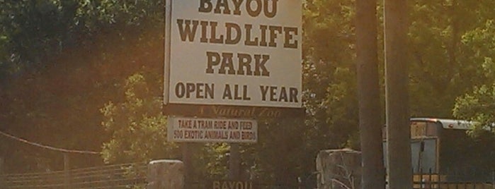 Bayou Wildlife Park is one of Zachary's Saved Places.