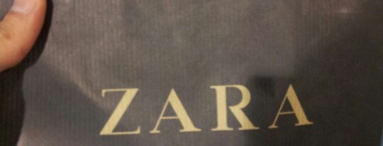 Zara is one of .favourite shops.
