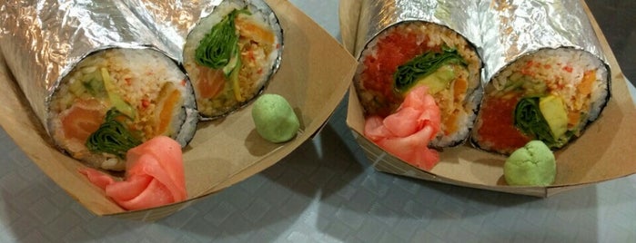 Sushi Burrito is one of Megan’s Liked Places.