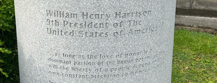 William Henry Harrison Tomb is one of Presidential Burials.