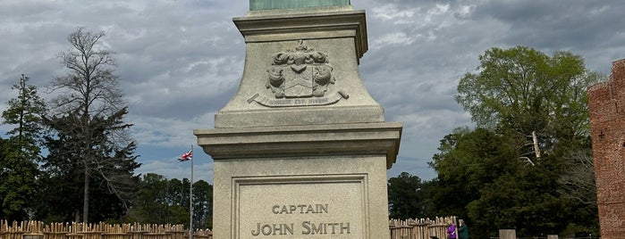 John Smith Statue is one of Virginia.