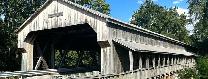 Lockport Covered Bridge is one of Fix It.